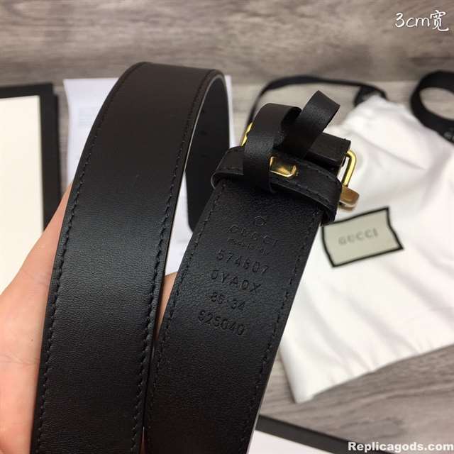G*u*i black gg marmont belt 30mm - b30
