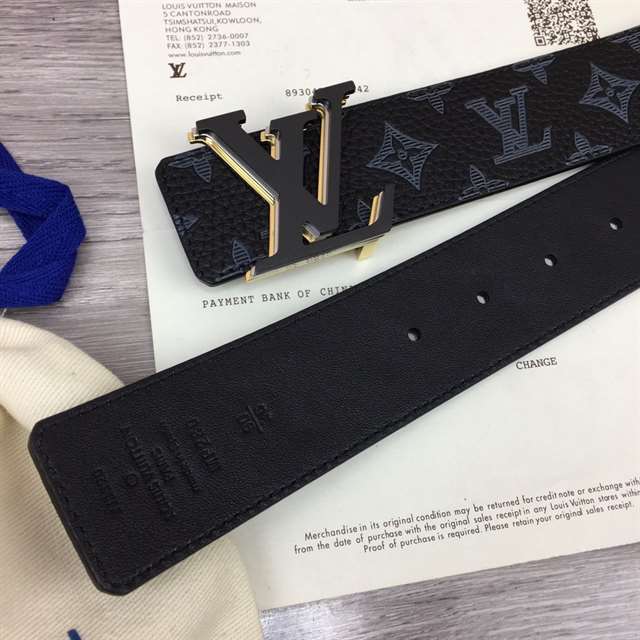 l0*is V*t0n initiales 40mm reversible monogram canvas belt - b111