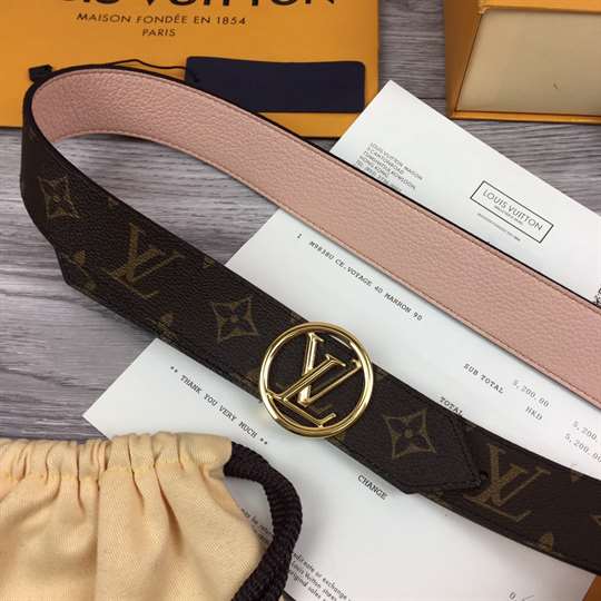 LV CIRCLE 35MM REVERSIBLE BELT - B140