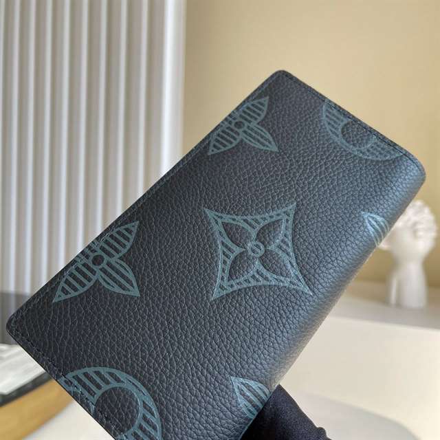 l0*is V*t0n brazza wallet taurillon shadow leather m80042 - rrg024