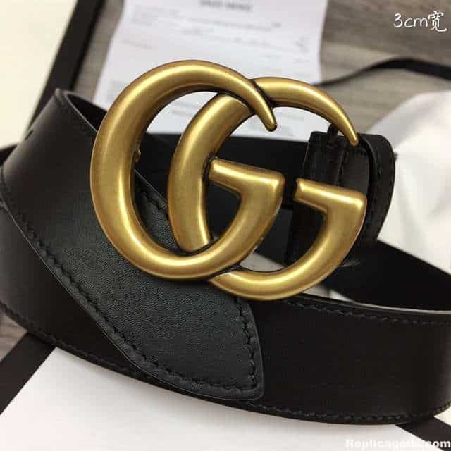 G*u*i black gg marmont belt 30mm - b30