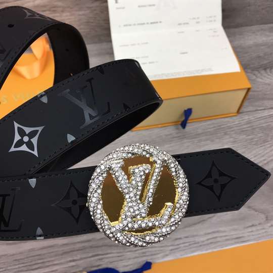 l0*is V*t0n lv circle plate 35mm reversible belt - b155