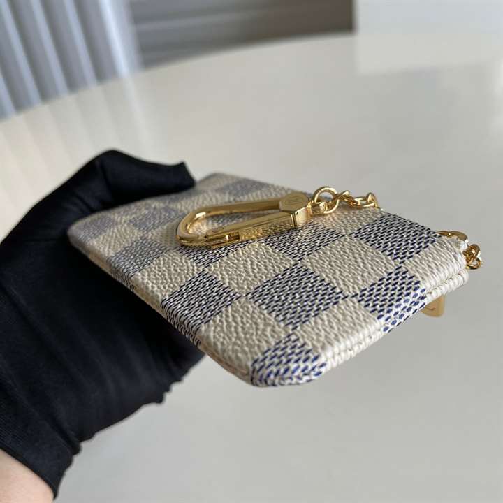 n62659 l0*is V*t0n key pouch damier azur coated canvas - rrg052