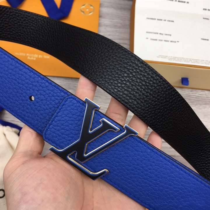 l0*is V*t0n optic 40mm reversible belt blue/black - b78