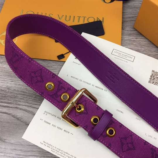 LV SIGNATURE 35MM BELT - B122