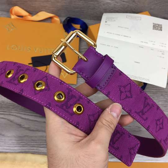 LV SIGNATURE 35MM BELT - B122