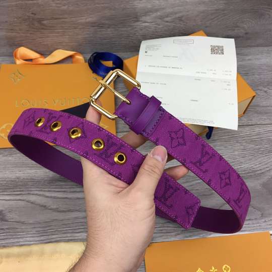 LV SIGNATURE 35MM BELT - B122