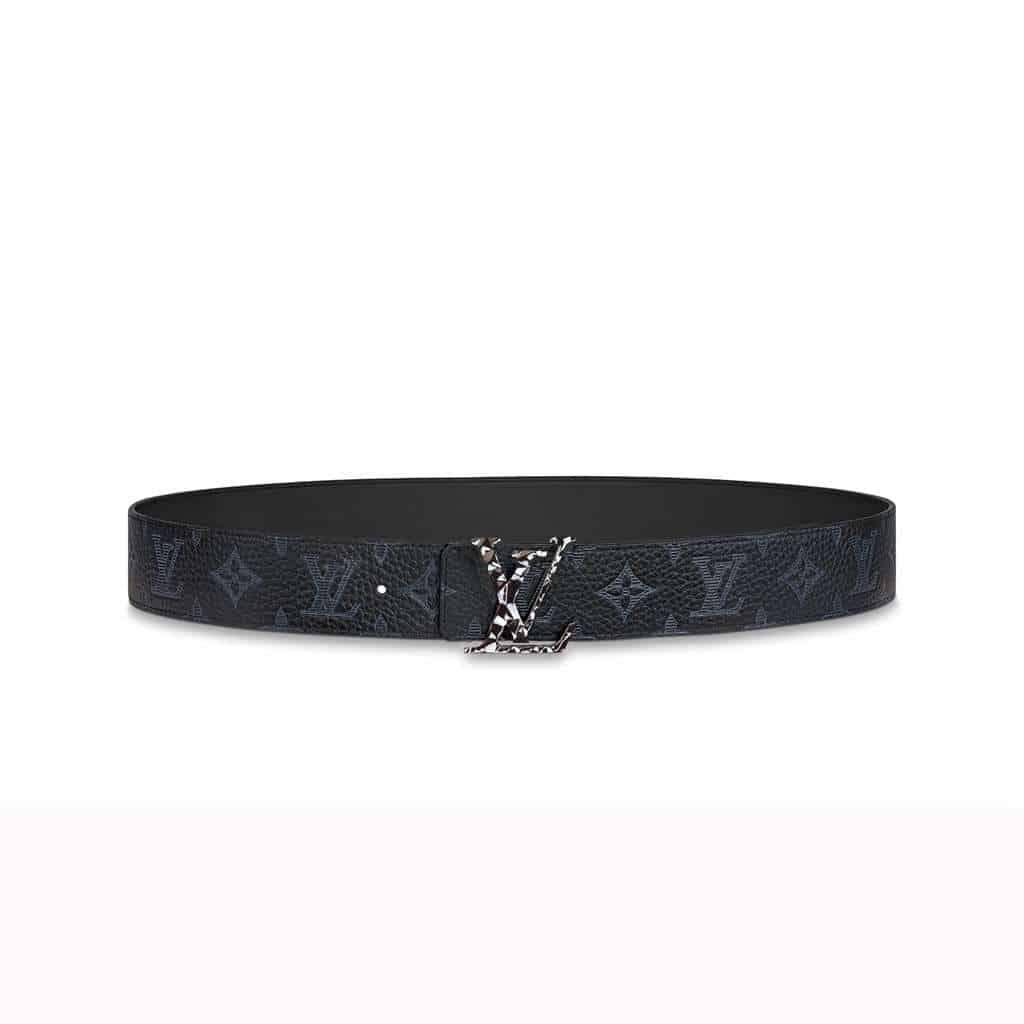 l0*is V*t0n initiales 40mm reversible monogram canvas belt - b103