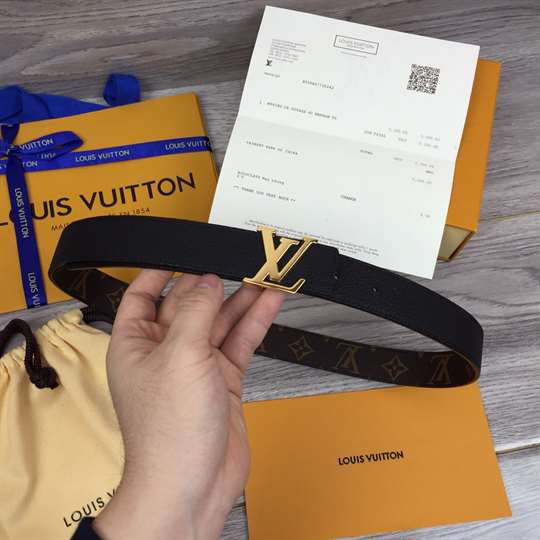 LV INITIALES 30MM REVERSIBLE BELT - B136