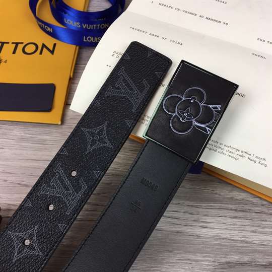 l0*is V*t0n belt metropole monogram vivienne eclipse black - b131