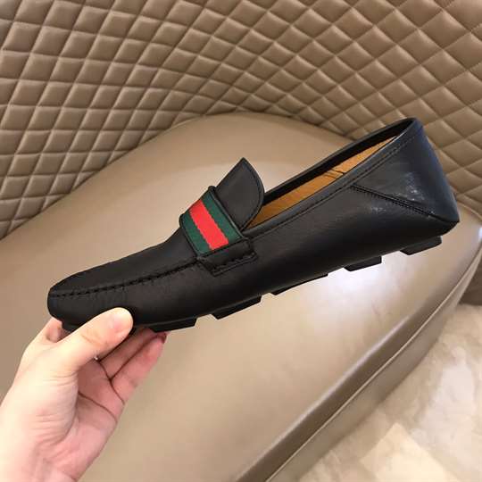 G*u*i leather driver with web - ldg005