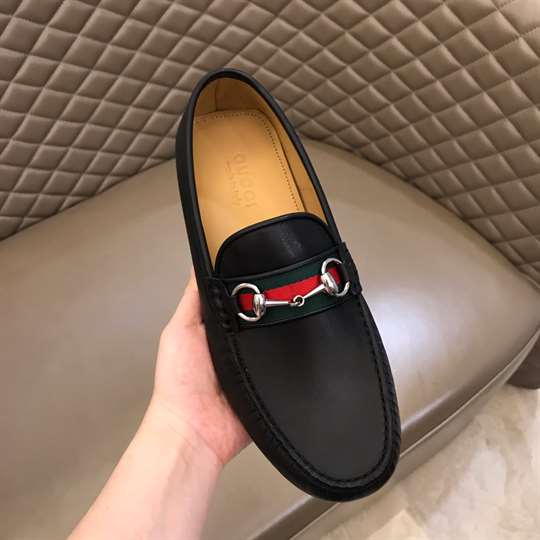 G*u*i G*u*i leather driver with web - ldg010