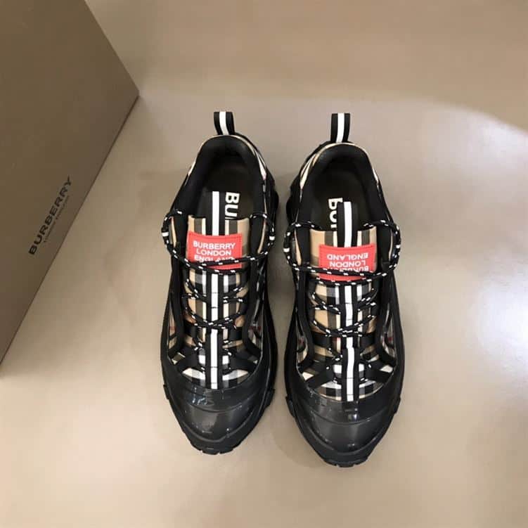 B**rry vintage check cotton authur sneakers - bbr090