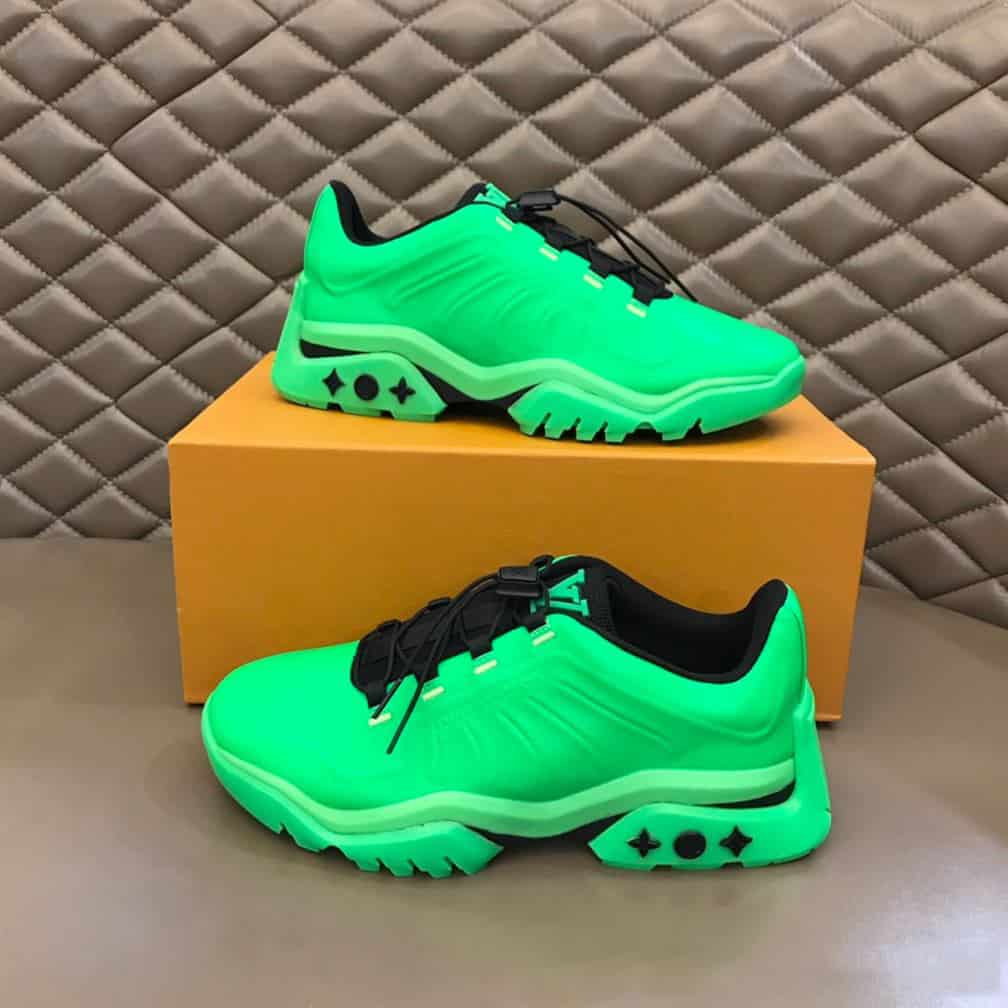 l0*is V*t0n millenium sneakers in green - lv271