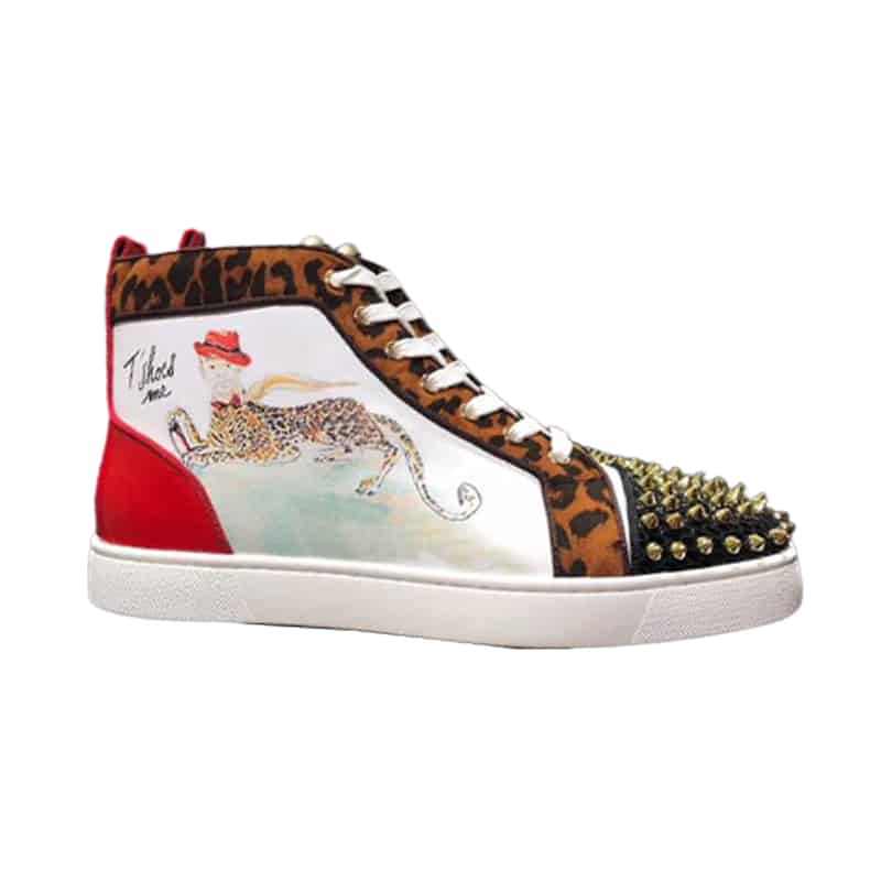 Ch**an louboutin high top sneaker - cl142