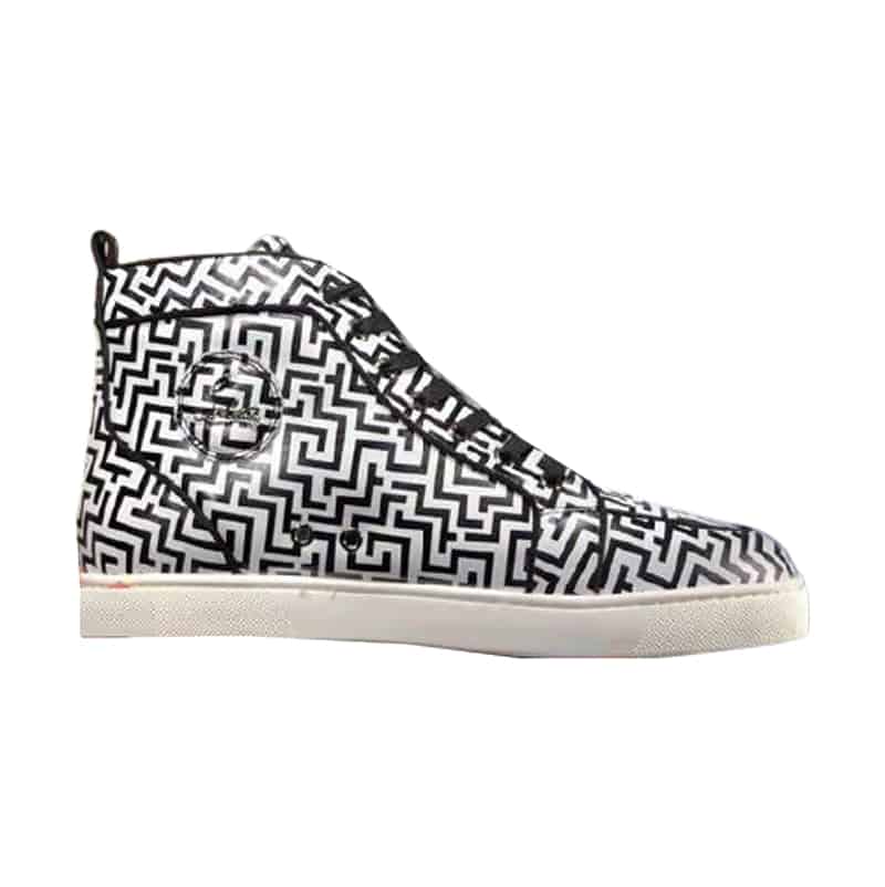 Ch**an louboutin high top sneaker - cl136