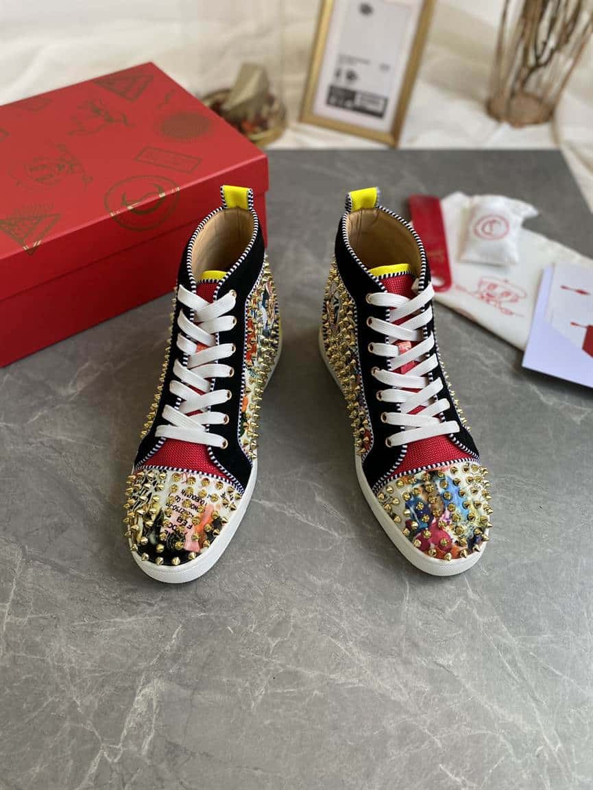 Ch**an louboutin high top sneaker - cl124