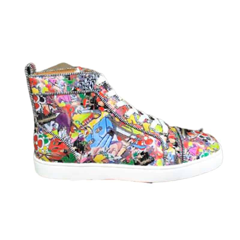 Ch**an louboutin high top sneaker - cl118