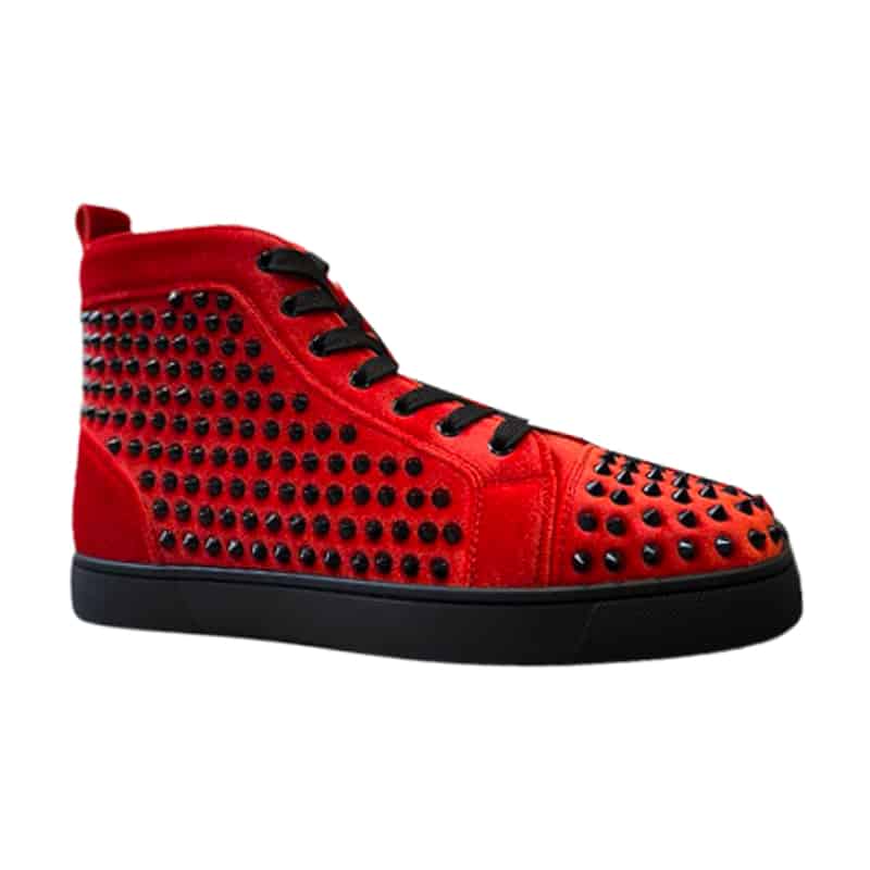 Ch**an louboutin high top sneaker - cl123