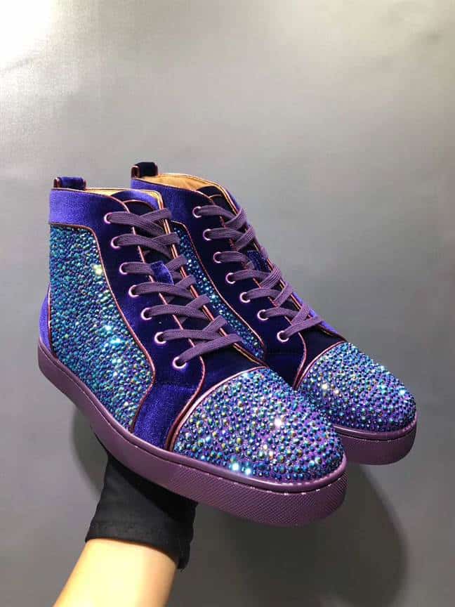 Ch**an louboutin high top sneaker - cl140