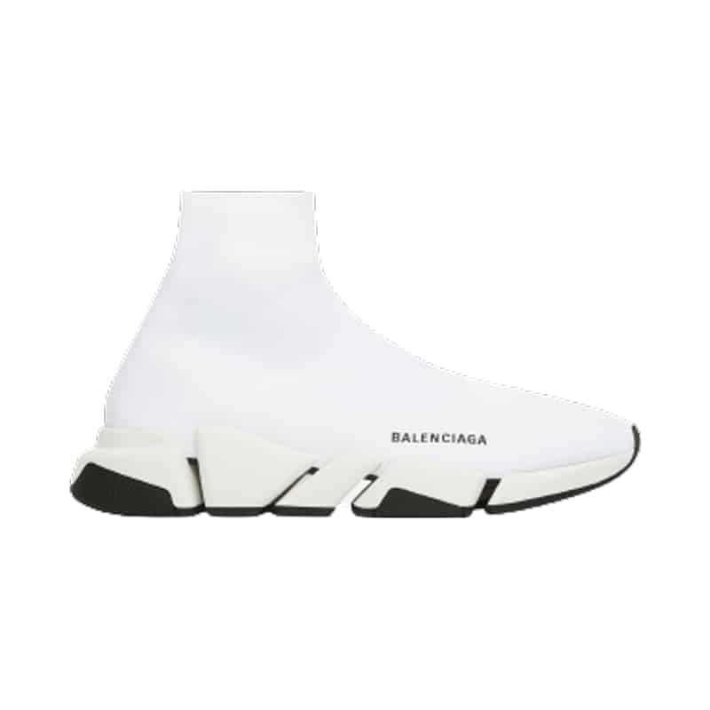 Ba*len*cia*ga speed 2.0 sneaker in white - bb143