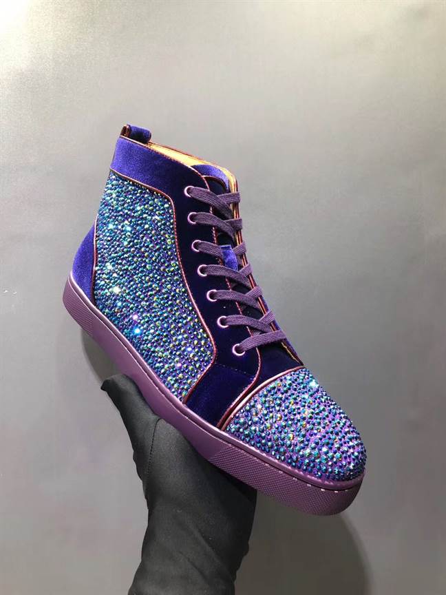 Ch**an louboutin high top sneaker - cl140