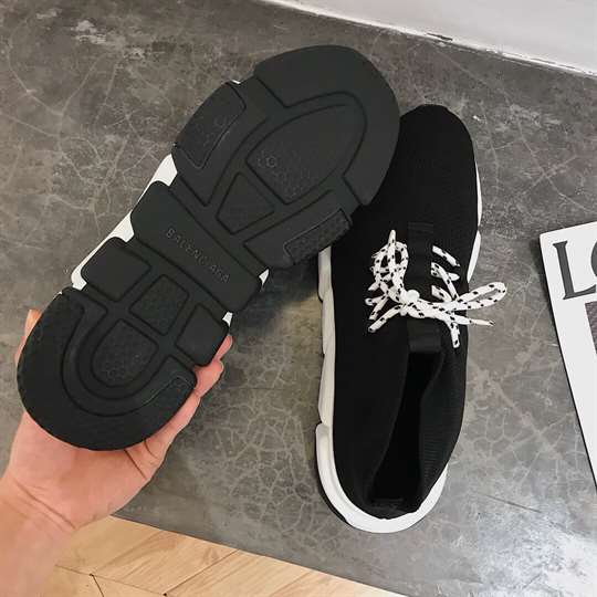 Ba*len*cia*ga men's speed lace-up sneaker - bb162