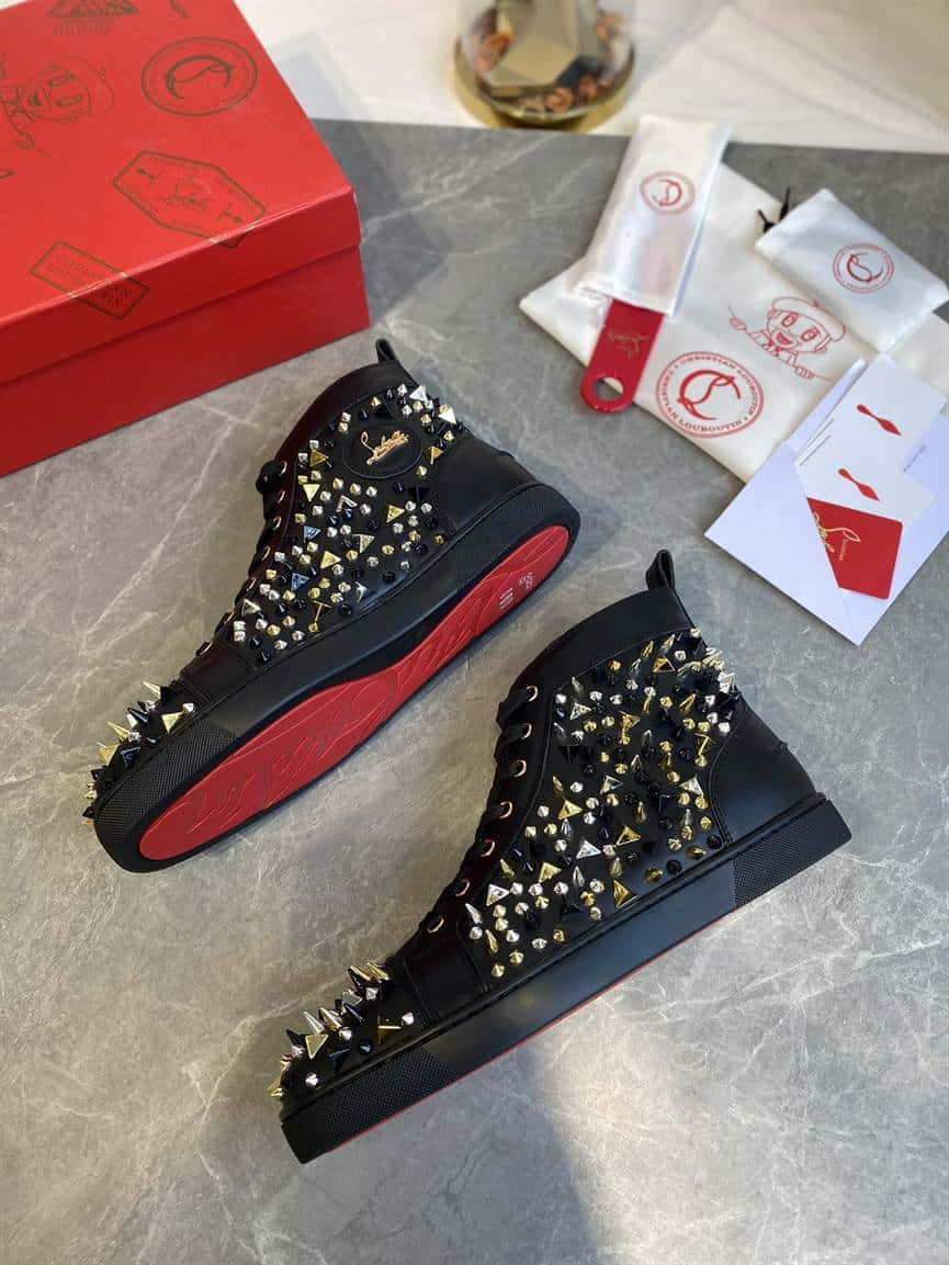 Ch**an louboutin high top sneaker - cl125