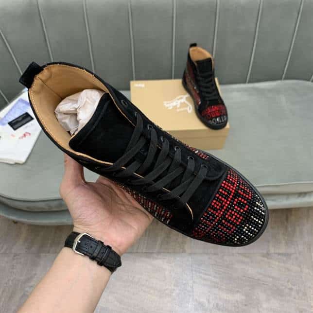 Ch**an louboutin high top sneaker - cl131