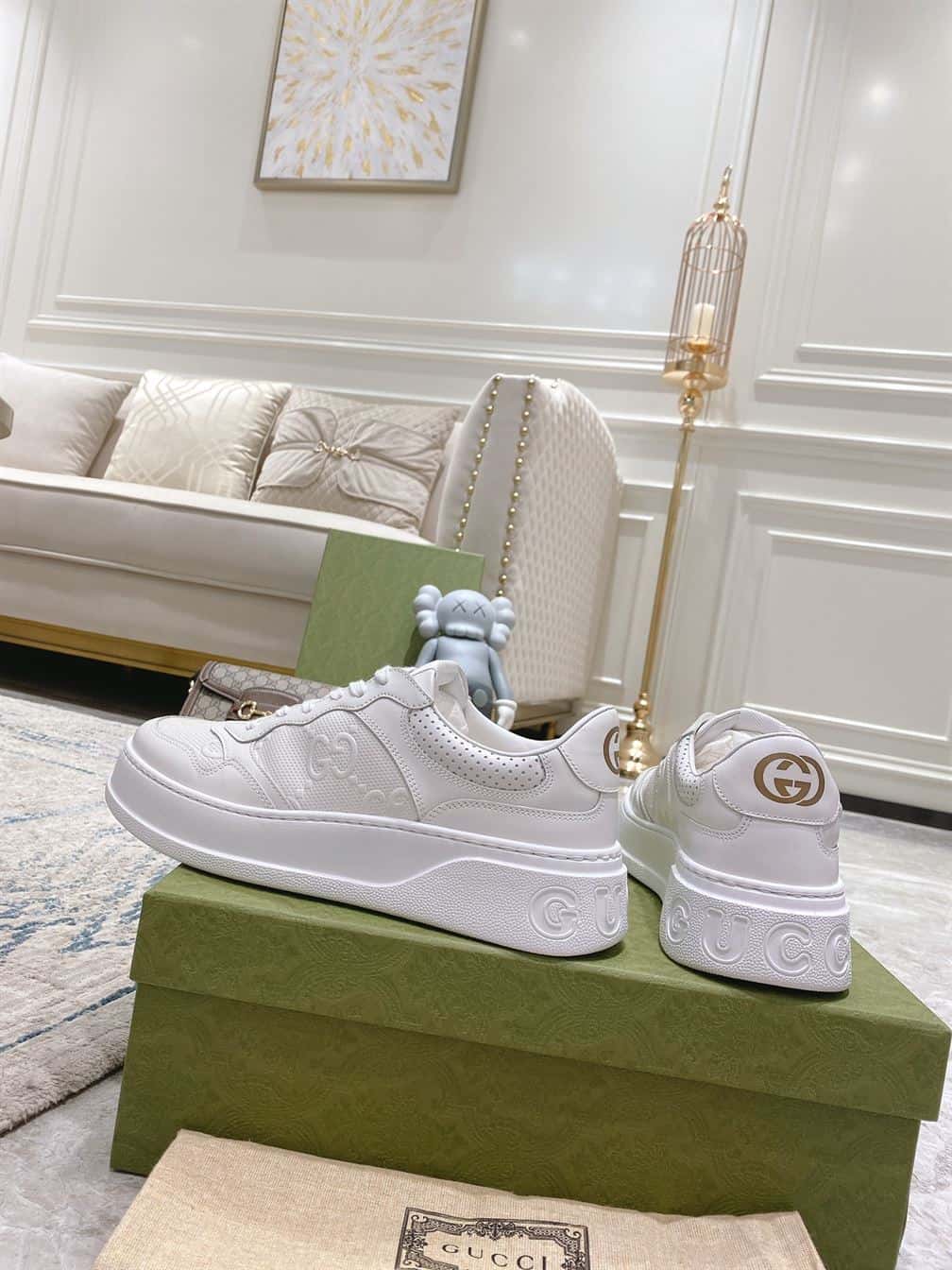 Men's GG embossed sneaker - GC083