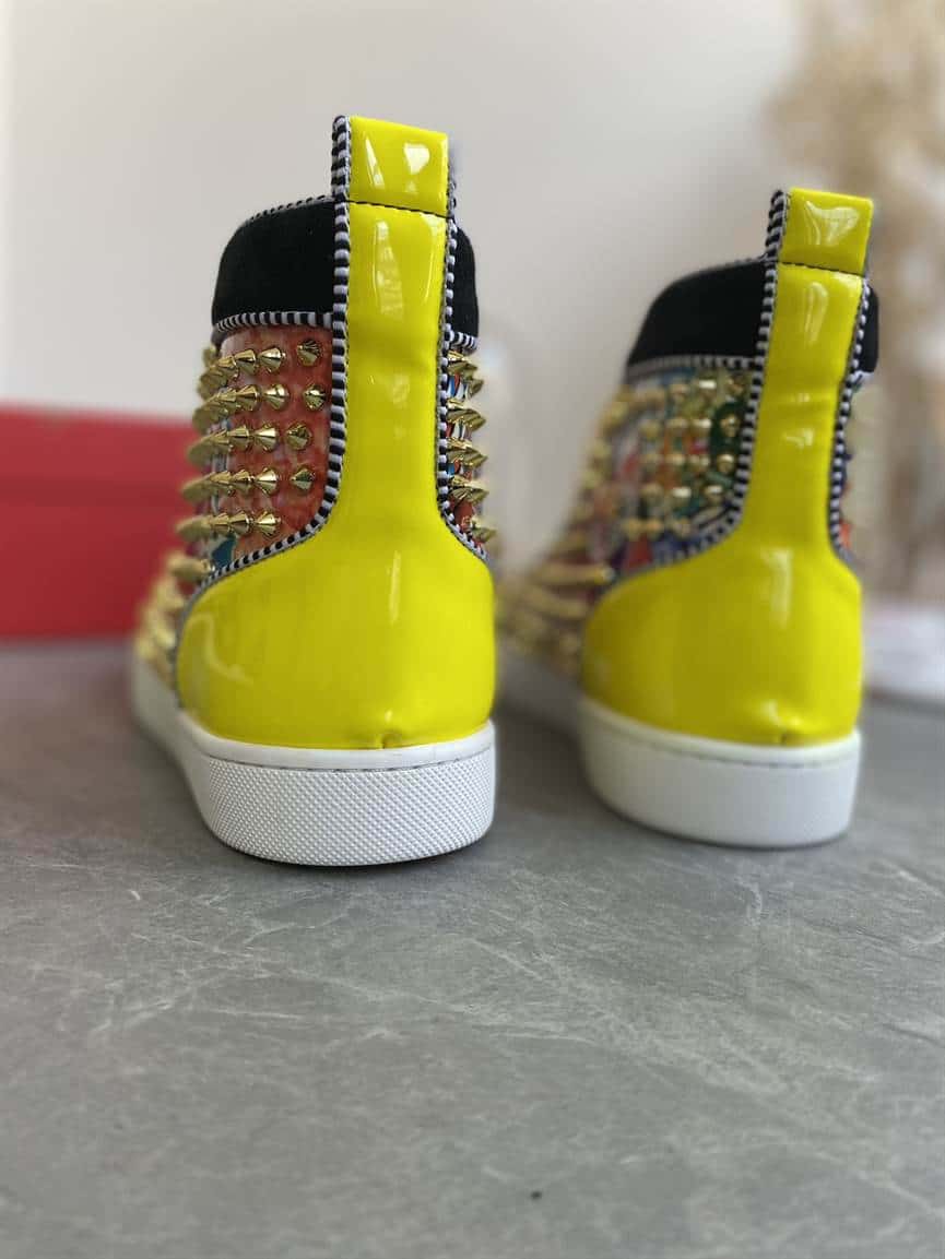Ch**an louboutin high top sneaker - cl124