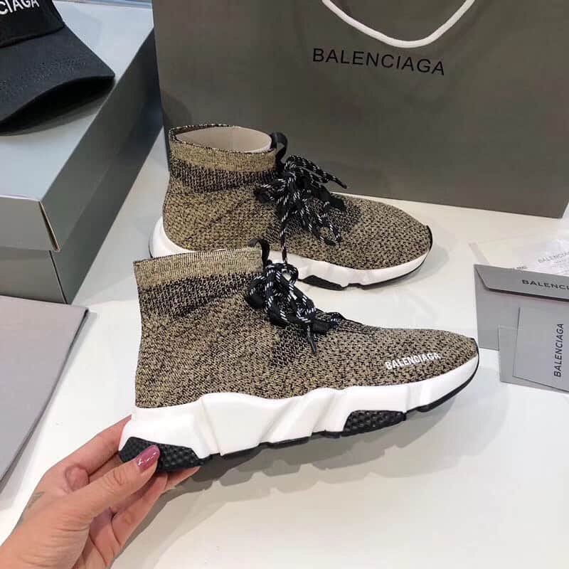 Ba*len*cia*ga men's speed lace-up sneaker - bb165