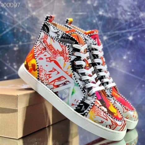 Ch**an louboutin high top sneaker - cl134