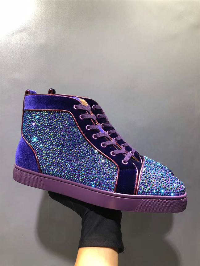 Ch**an louboutin high top sneaker - cl140