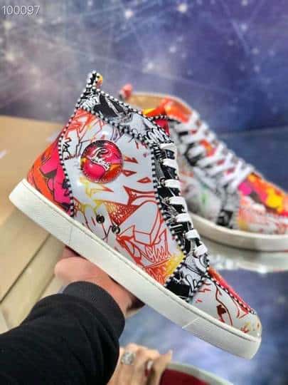 Ch**an louboutin high top sneaker - cl134
