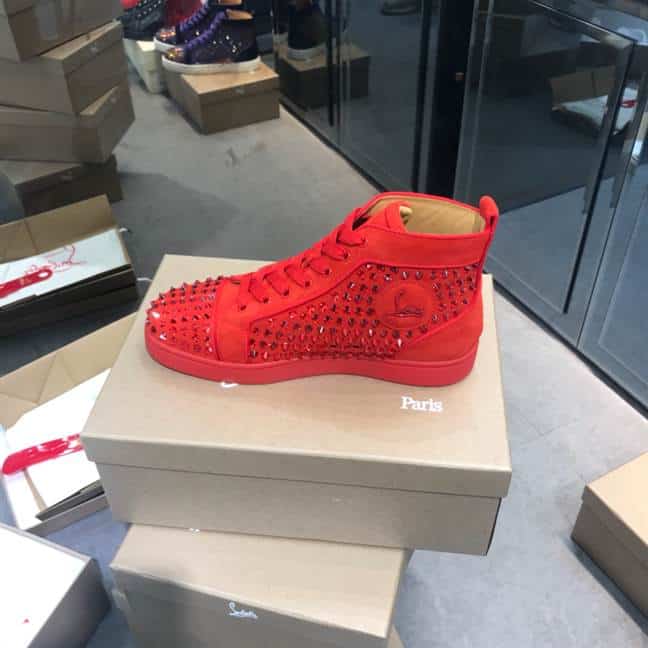 Ch**an louboutin high top sneaker - cl116
