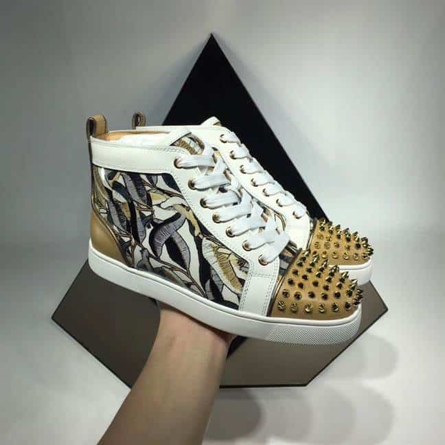 Ch**an louboutin high top sneaker - cl146