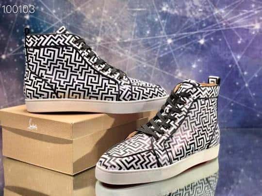 Ch**an louboutin high top sneaker - cl136