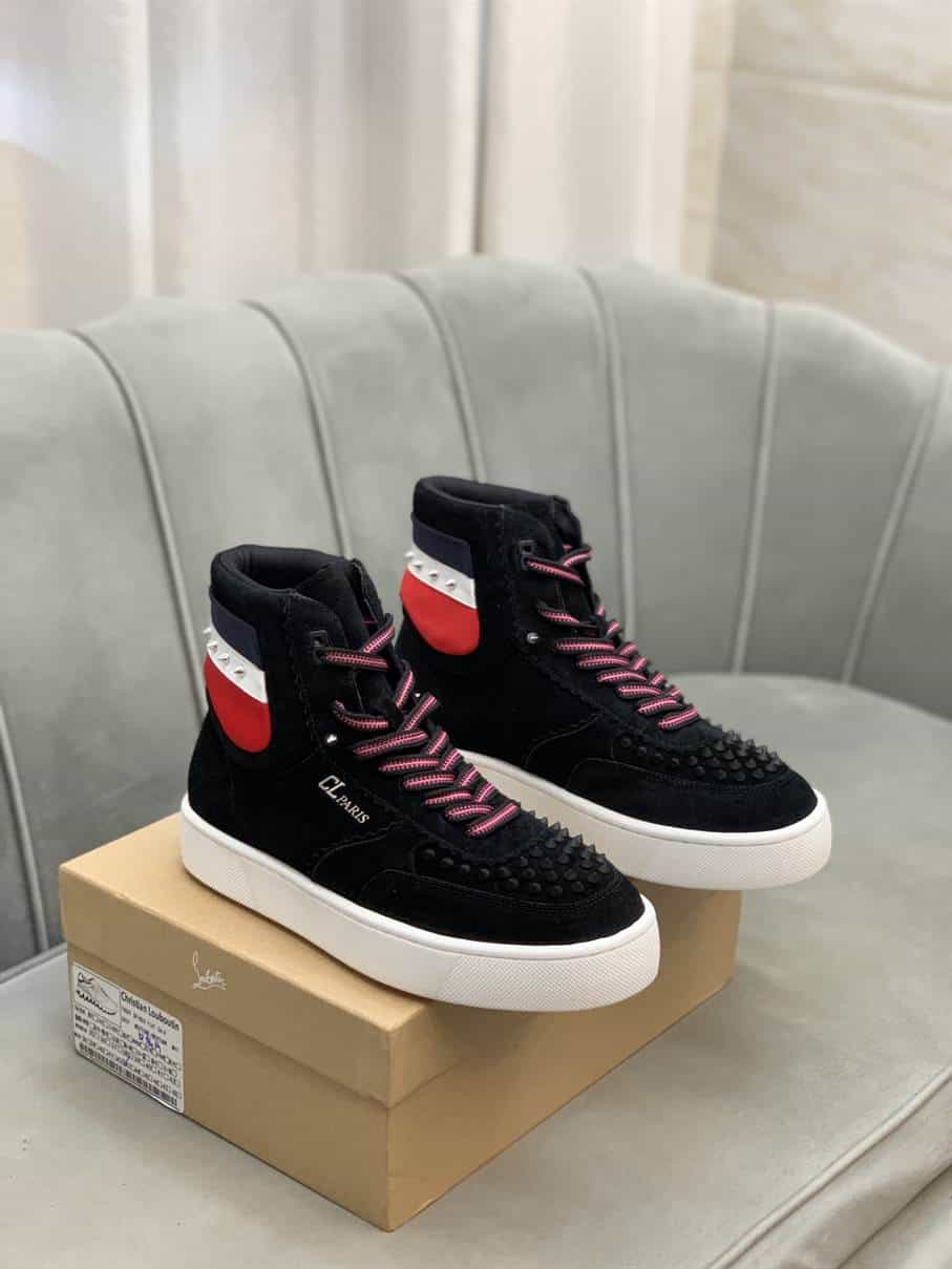 Ch**an louboutin high top sneaker - cl120