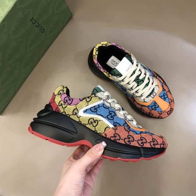 Men's Rhyton GG Multicolor sneaker - GC93