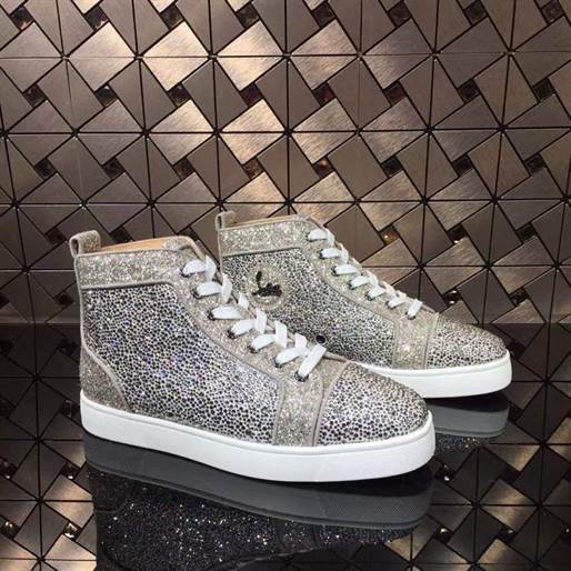 Ch**an louboutin high top sneaker - cl138