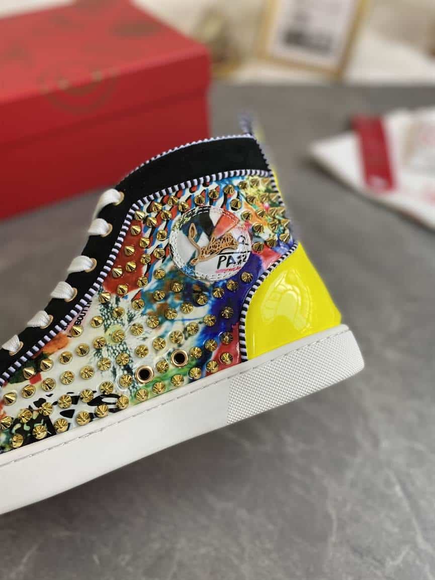 Ch**an louboutin high top sneaker - cl124