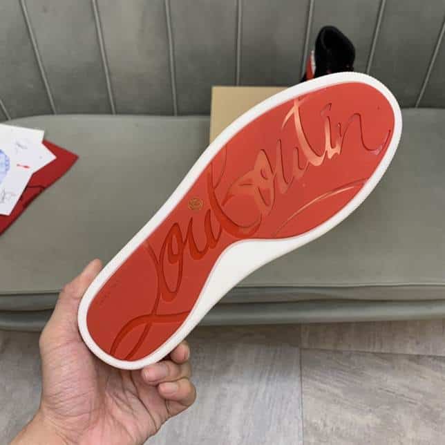 Ch**an louboutin high top sneaker - cl120