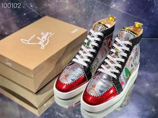 Ch**an louboutin high top sneaker - cl135