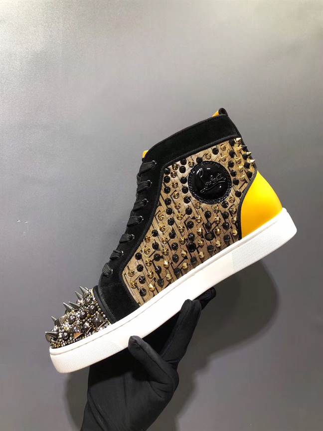 Ch**an louboutin high top sneaker - cl141