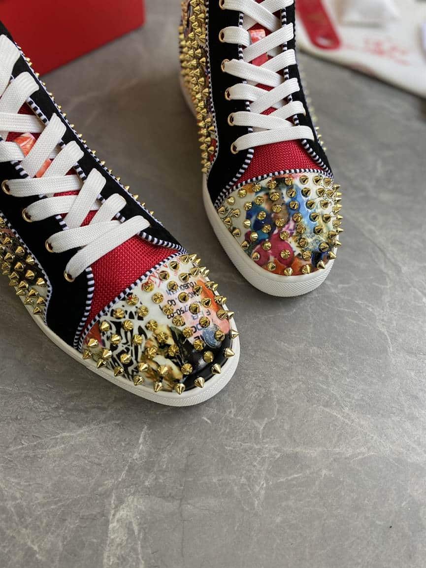 Ch**an louboutin high top sneaker - cl124