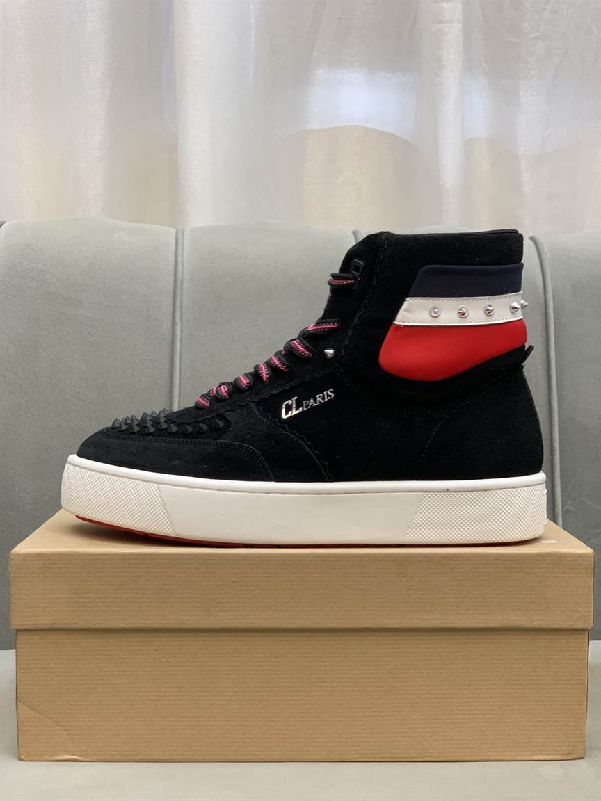 Ch**an louboutin high top sneaker - cl120