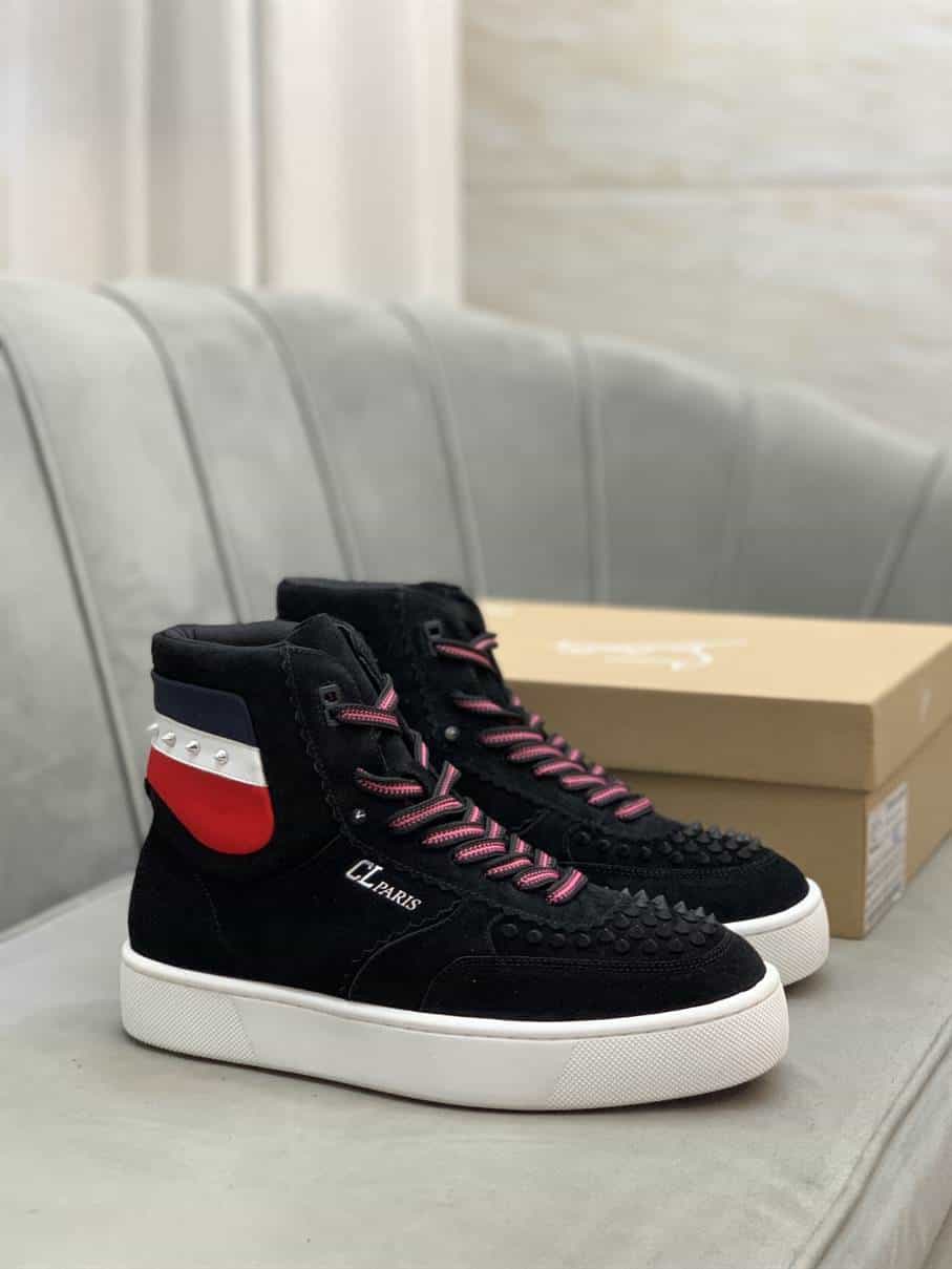 Ch**an louboutin high top sneaker - cl120