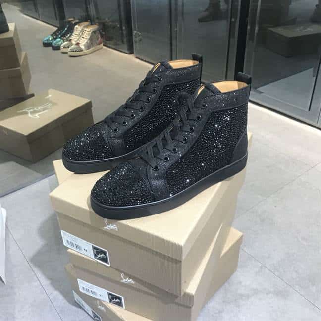 Ch**an louboutin high top sneaker - cl117