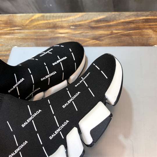 Ba*len*cia*ga speed 2.0 logo-print sneakers - bb152